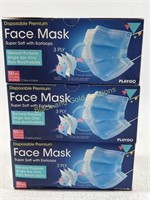 (150) New Disposable Premium Face Masks
