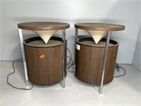 PAIR OF ZENITH CIRCLE OF SOUND SPEAKERS