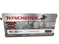(20) Rounds 30-30 Winchester 170 gr PowerPoint