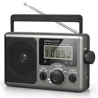 Greadio Portable Shortwave Radio with Best Recepti