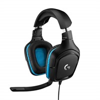 Logitech G432 DTS:X 7.1 Surround Sound Wired PC Ga