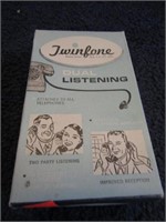 VINTAGE TWINFONE DUAL LISTENING DEVICE