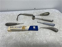 Group of Dental Tools Clev-dent, Rower & others
