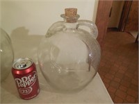 1 Gallon White House Apple Jar/Pitcher w/Cork