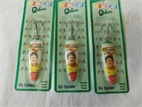 3 Terry Labonte Nascar Oxspoon fishing lures.