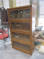 381-OAK BOOKCASE