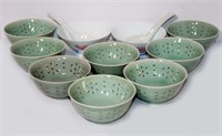Asian Soup Bowls and Spoons