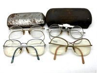 Vintage Eyeglasses and Cases