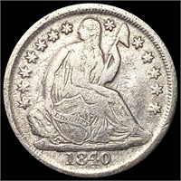 1840-O Seated Liberty Half Dime NICELY CIRCULATED