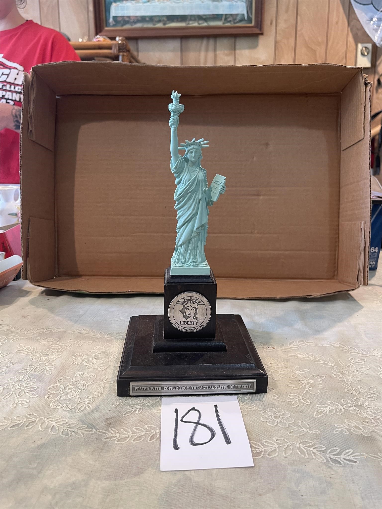 Statue of Liberty Danbury Mint copper from actual