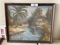 Artist Signed Framed Painting