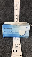 blue disposable face masks