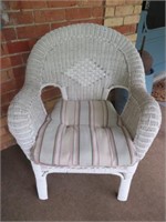 Wicker Chair w/Cushions