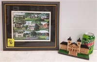 WOFFORD COLLEGE PICTURE, MAIN BUILDING COLLECTIBLE