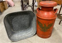 VINTAGE CONTAINER AND JUG