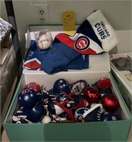 Box Full of Cubs XMas Decor & More