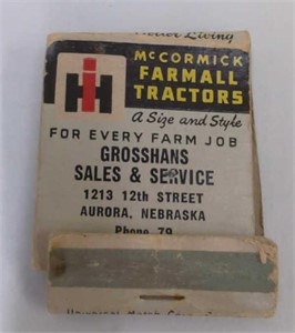 Grosshans Aurora Nebr. Farmall Matchbook