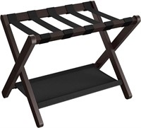 *NEW SONGMICS Bamboo Luggage Rack