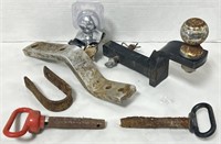 (AA) Lot: Pin Hitch w/ 2” Balls, Hitch Pins,