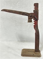 (AA) Vtg. Cast Iron Bottle Capper, 15”