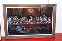 Velvet Picture of the Last Supper