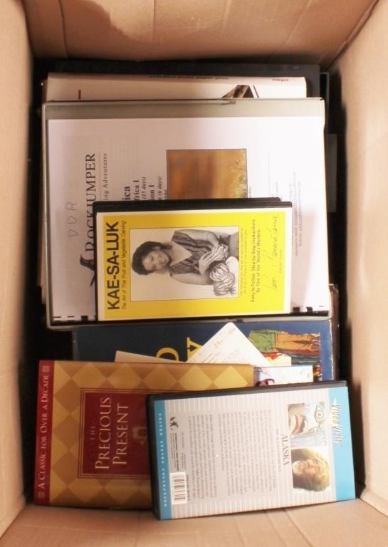 Box Lot: Books & Photo Printer Paper