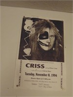 Kiss, Peter Criss - Indiana Theater, Terre Haute