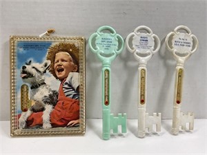ST. HENRY OHIO ADVERTISING THERMOMETERS