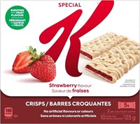 Sealed- Kellogg's Special K Fruit Crisps, 125g box