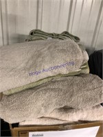 BOX OF TOWELS