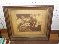 1899 Picture walnut frame