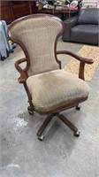 Rolling Office Chair. Cushioned. Minor Wear. See