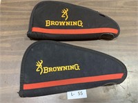 2 Browning Soft Pistol Cases