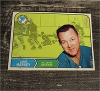 1968-69 Doug Harvey OPC Hockey Card #1 Vintage NHL
