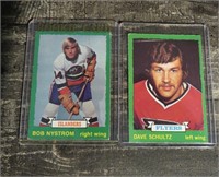 1973-74 OPC Rookie Cards Nystrom Shultz NHL Hockey