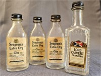 Vintage Liquor Bottle Salt & Pepper Shakers Lot