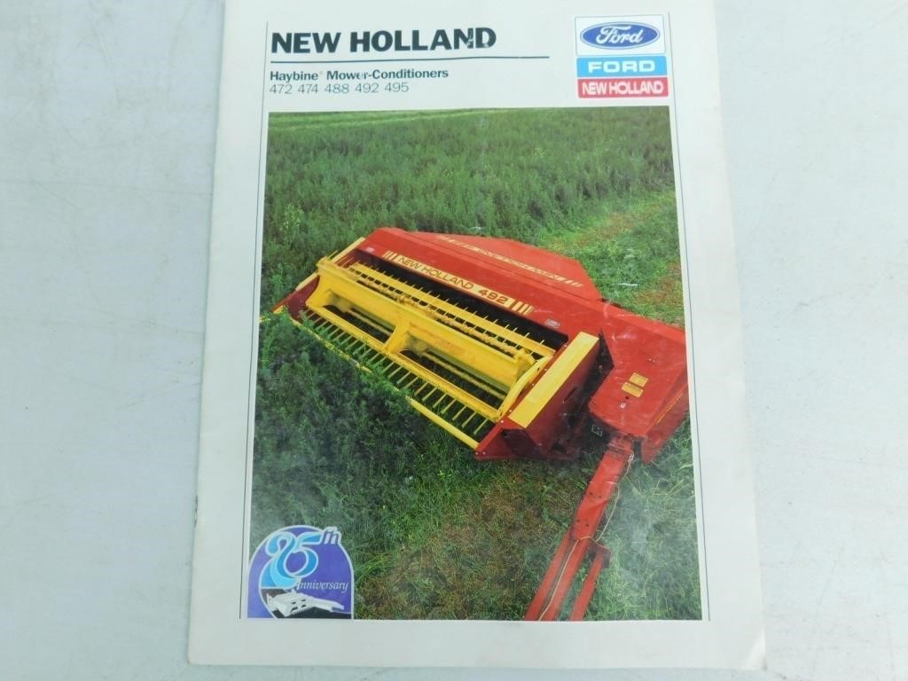 New Holland haybine mower-conditioner manual