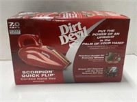 Dirt Devil Scorpion Quick Flip Corded Hand Vac
