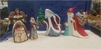 (4) Christmas Figurines (2: Jim Shore & 2: