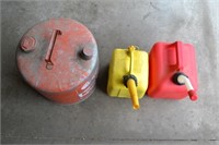 3 Gas/Fuel  Cans