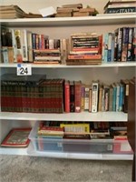 3shelves of books