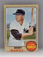 1968 Topps Mickey Mantle #280 corner