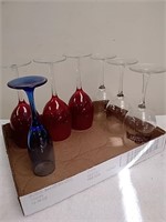 Group of wine glasses