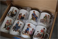 Norman Rockwell mugs