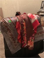 SCARVES ON OFFICE CHAIR OSCAR DE LA RENTA A. VITT