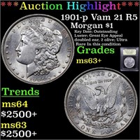 ***Auction Highlight*** 1901-p Vam 21 R5 Morgan Do