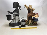 Gnome, Girl yard items