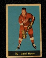 1960-61 Gordie Howe Parkhurst Hockey Card #20 OLD