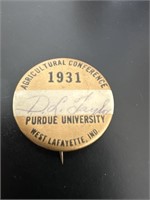 1931 Purdue University Agri conference attendee