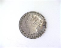 1870 20 Cents VF+ Newfoundland